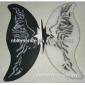 beautiful black and white wings decoration